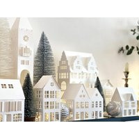 All White Christmas Village | Etsy (US)