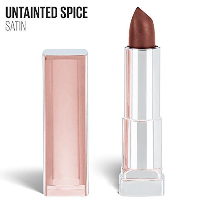 Maybelline New York Color Sensational Nude Lipstick, Satin Lipstick, Untainted Spice, 0.15 oz | Amazon (US)