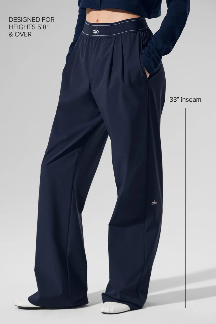 Suit Up Trouser (Long) - Navy | Alo Yoga (US)