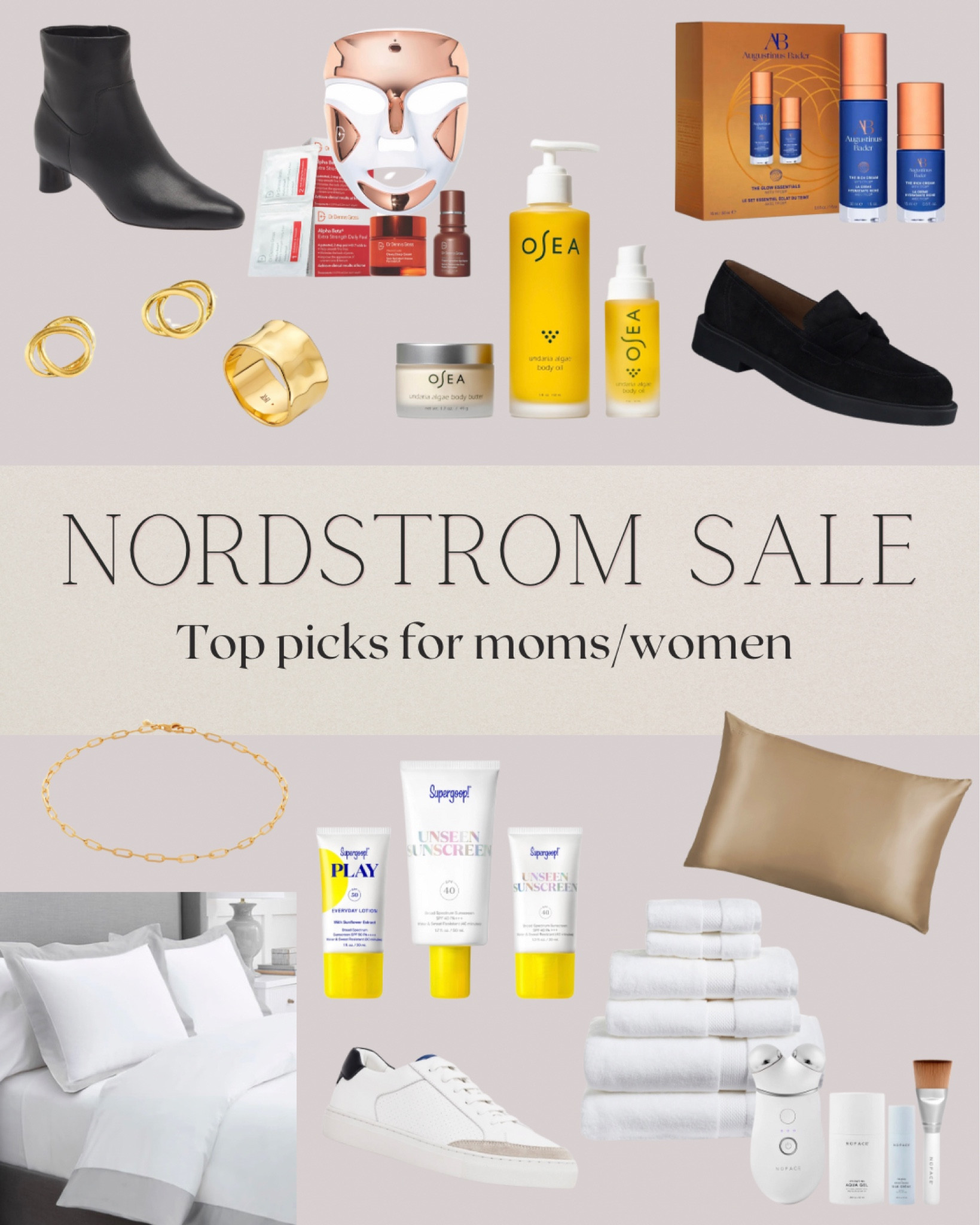 Nordstrom sale picks for moms/women. Such great deals in skin care and jewelry! #nordstromsale #selfcare #skincare 

#LTKxNSale #LTKbeauty #LTKstyletip