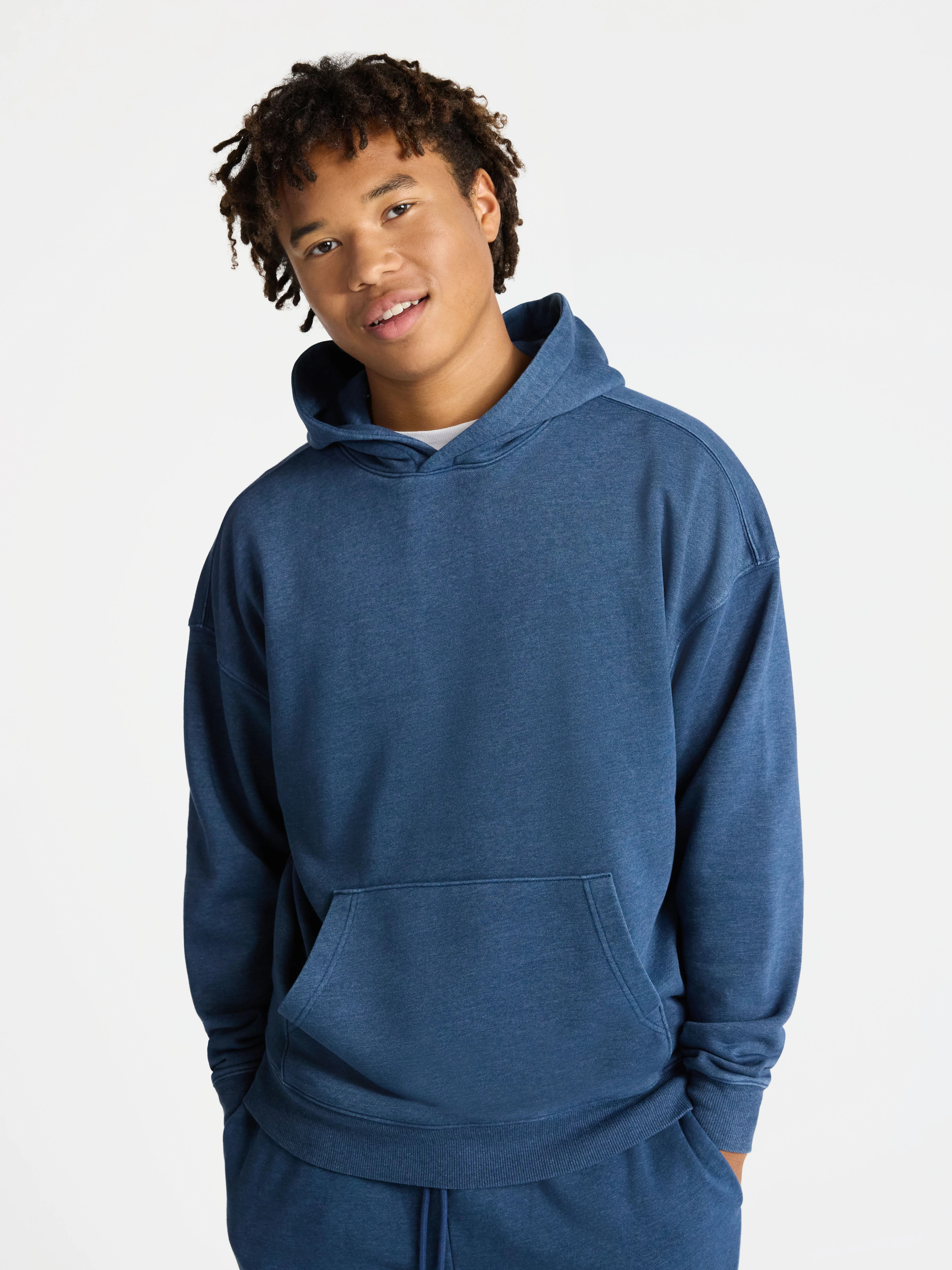 No Boundaries Oversized Hoodie with Long Sleeves, Men's & Big Men's | Walmart (US)