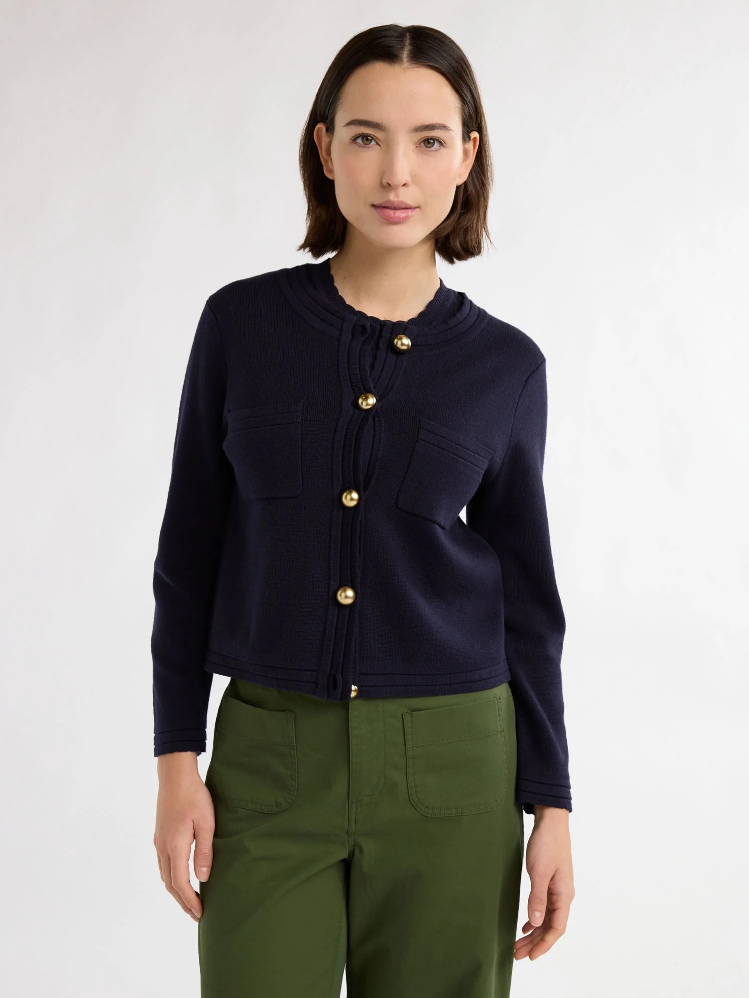Free Assembly Women’s Pocket Cardigan Sweater with Long Sleeves, Midweight, Sizes XS-XXXL | Walmart (US)