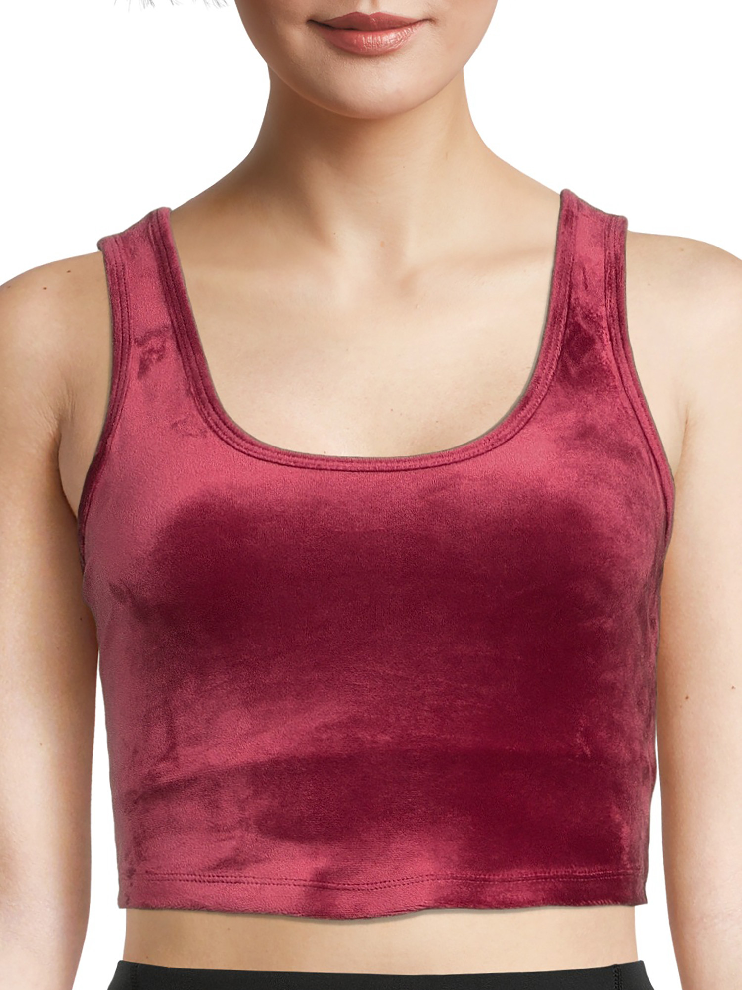 Avia Women's Velour Fashion Bra Top | Walmart (US)