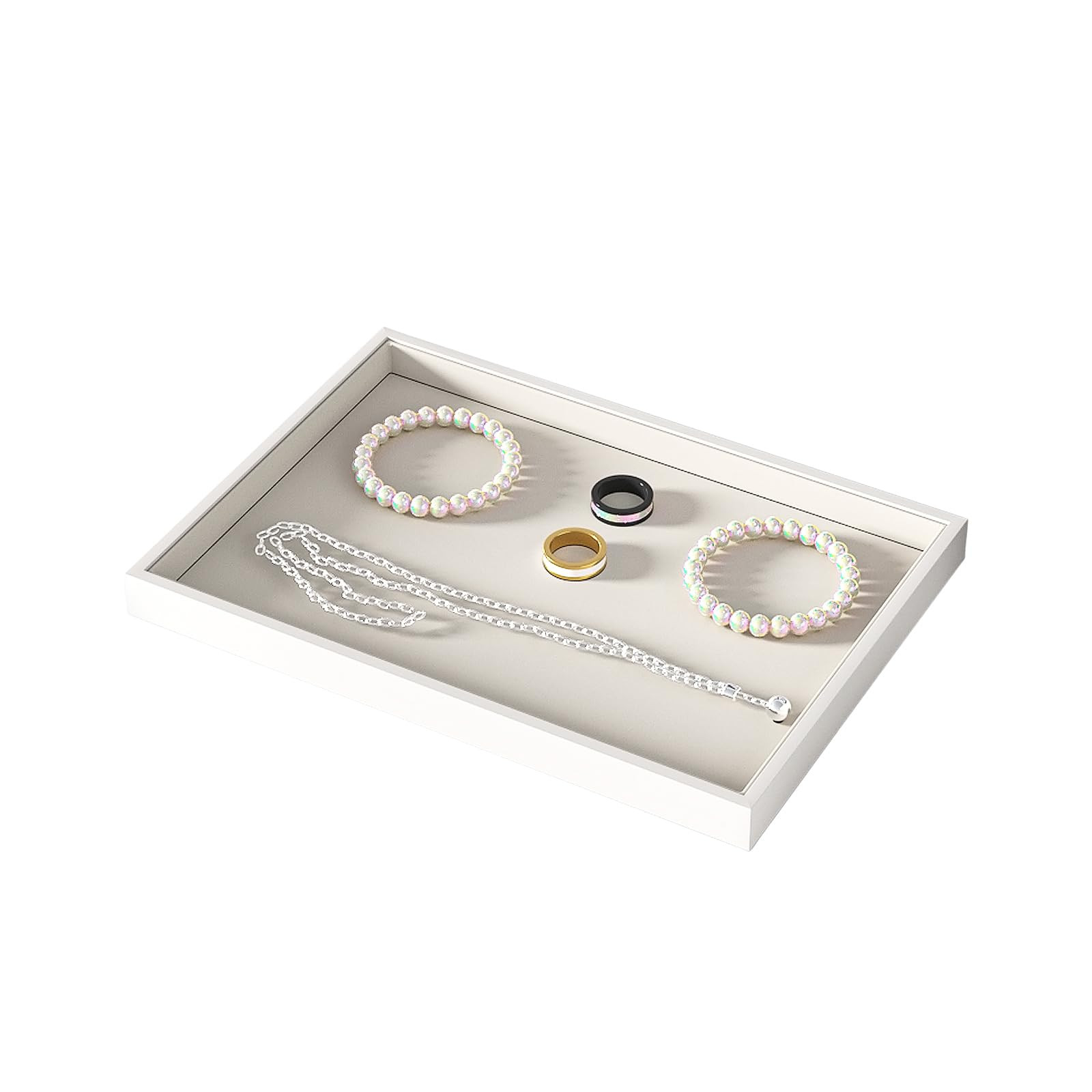 Julysky Jewelry Organizer Trays for Drawer,Jewelry Display Organizer Case for Women,Bracelet Neck... | Amazon (US)