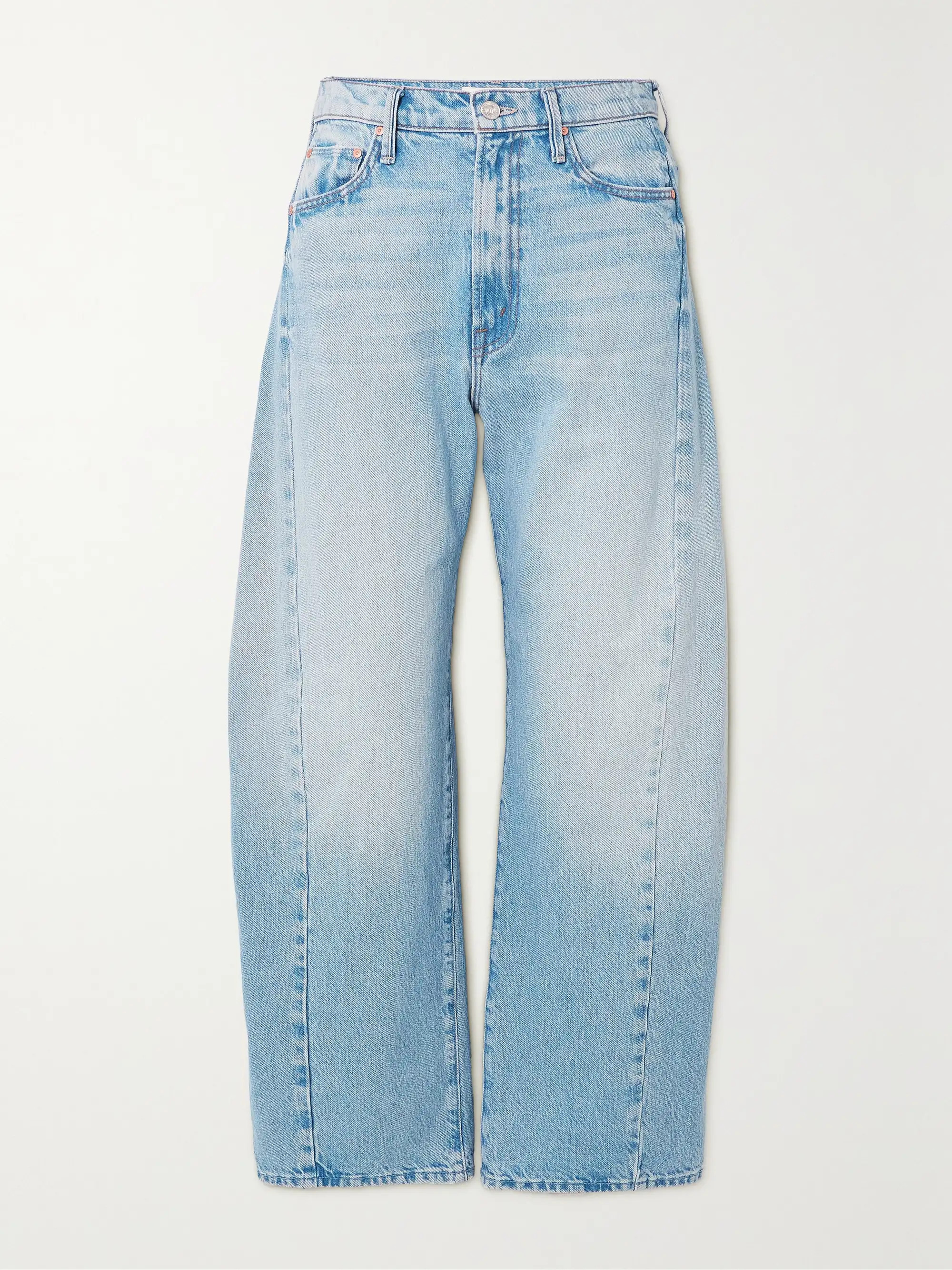 + NET SUSTAIN The Half Pipe Ankle cropped high-rise wide-leg jeans | NET-A-PORTER (US)