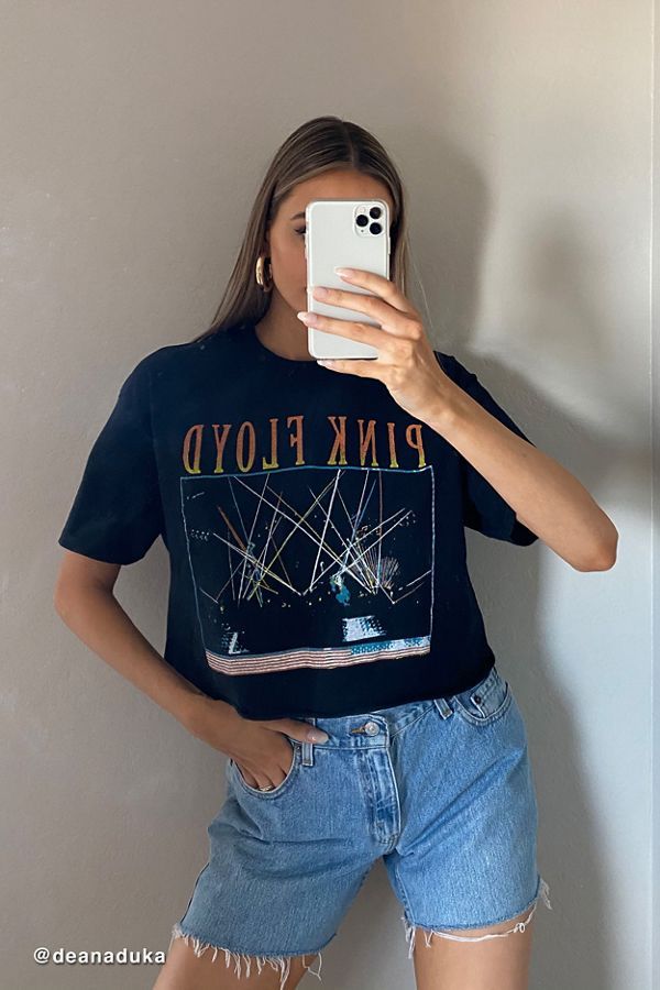Day Pink Floyd Cropped Tee | Urban Outfitters (US and RoW)