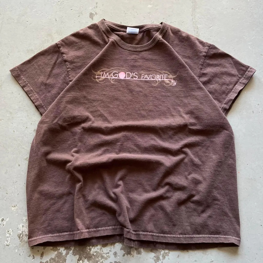 Vintage Y2K Chocolate Brown I’m God’s Favorite Affliction Jesus Grunge Shirt - Etsy | Etsy (US)