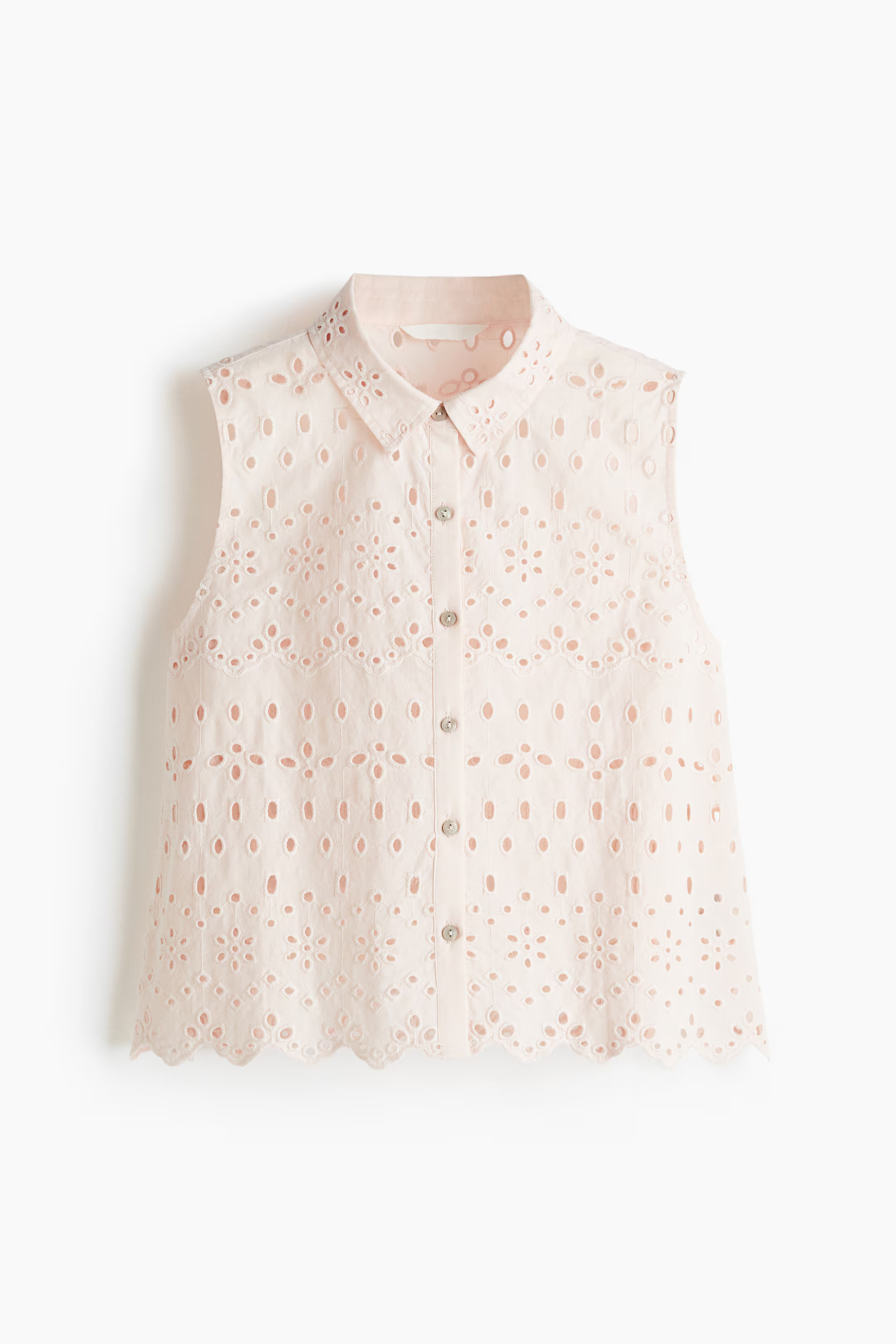 Eyelet-Embroidered Shirt | H&M (US + CA)