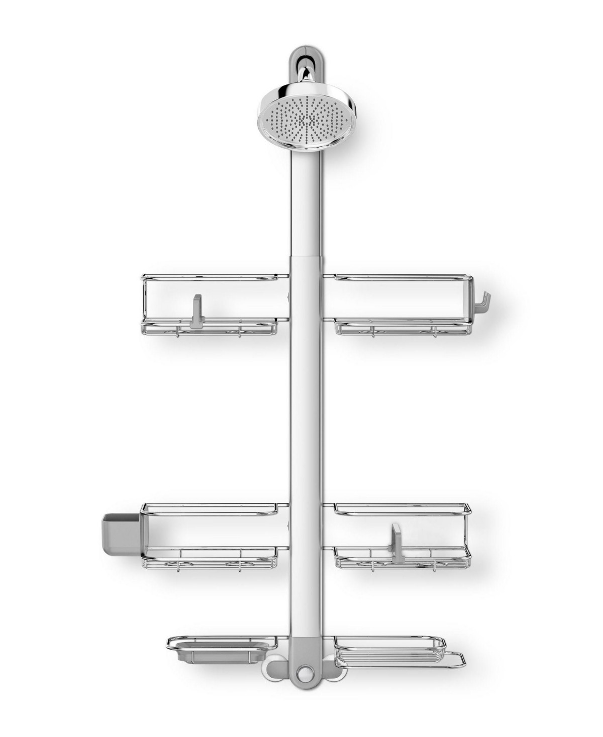 simplehuman Xl Adjustable Shower Caddy - Brushed Stainless Steel | Macy's