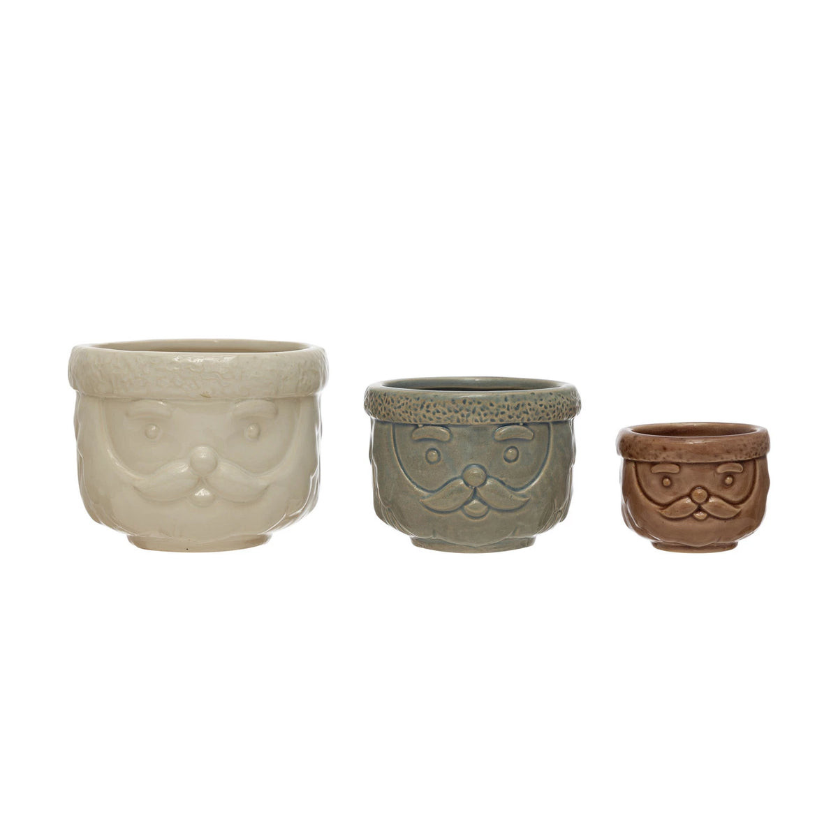 Stoneware Santa Container | Cottonwood Company