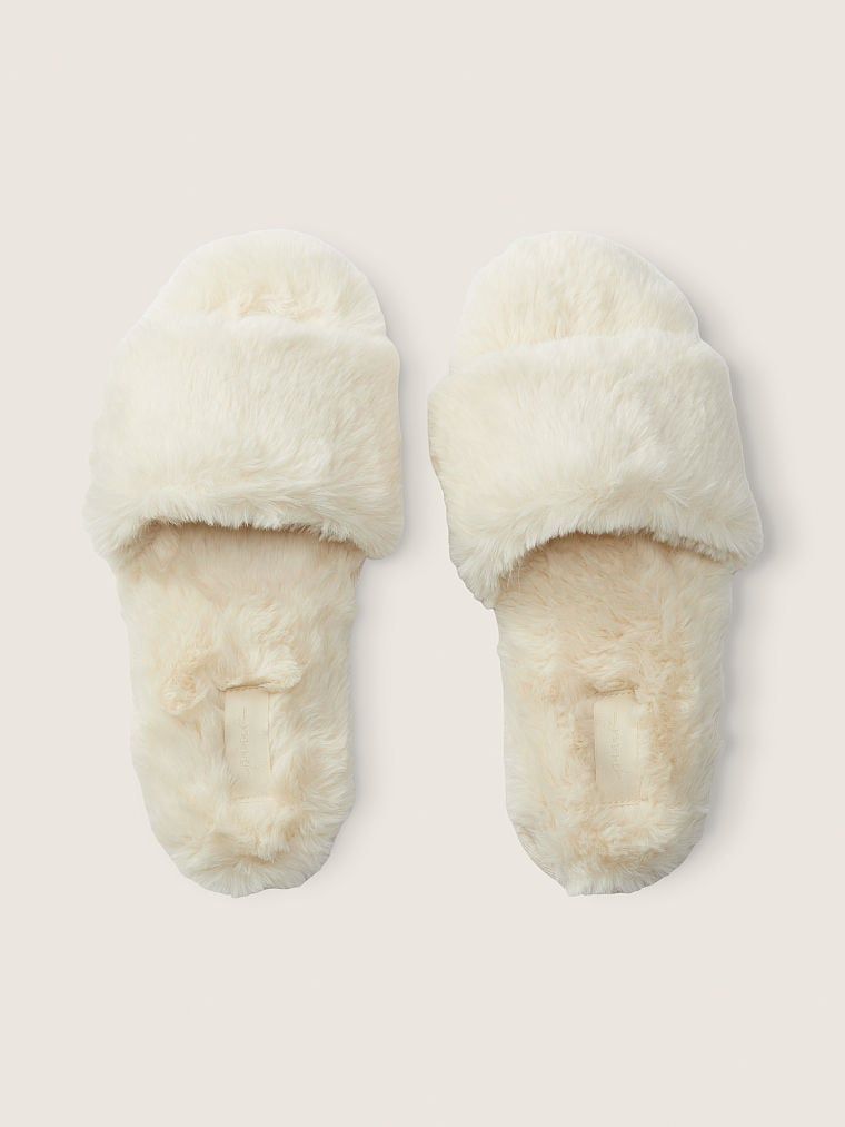 Faux Fur Slippers - Sleep Accessories - PINK | Victoria's Secret (US / CA )