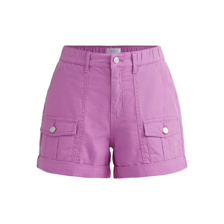Time and Tru Women's Utility Shorts, 4” Inseam, Sizes 2-20 | Walmart (US)