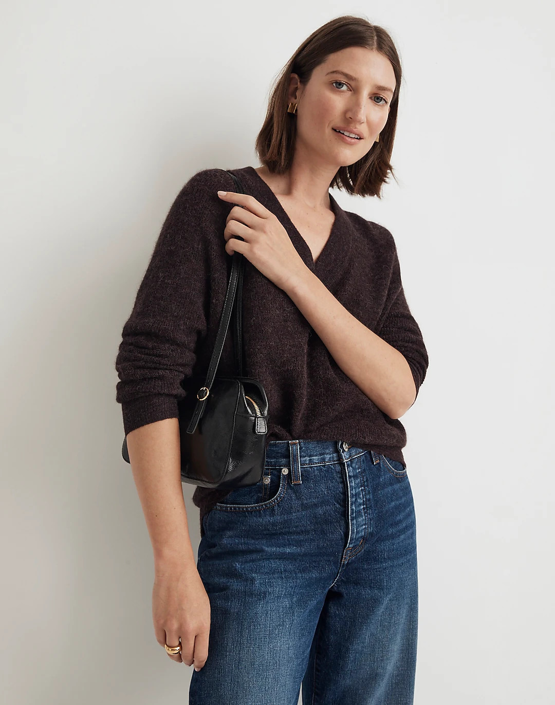 Rib Alpaca-Blend Oversized Sweater | Madewell