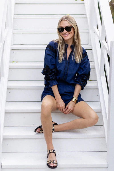 Coatue Top - Caspian Blue | Julia Amory