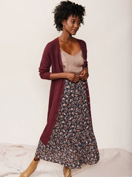 Catherine Flounce Maxi Skirt | ABLE Clothing