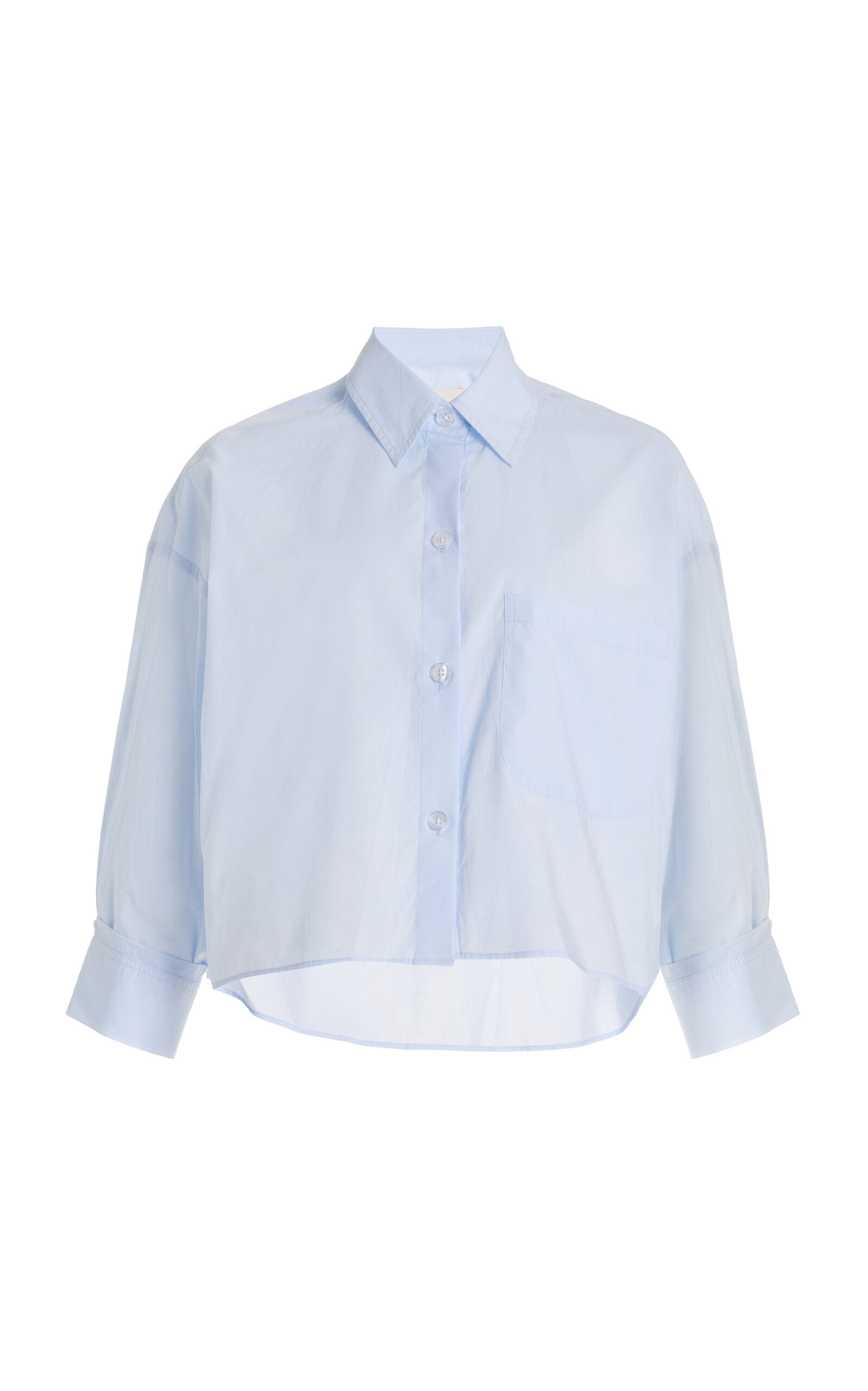 Soon To Be Ex Cropped Cotton Shirt | Moda Operandi (Global)