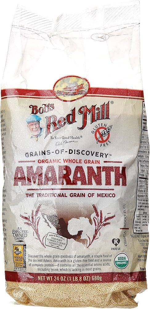 Bob's Red Mill Organic Amaranth Grain, 24 oz | Amazon (US)