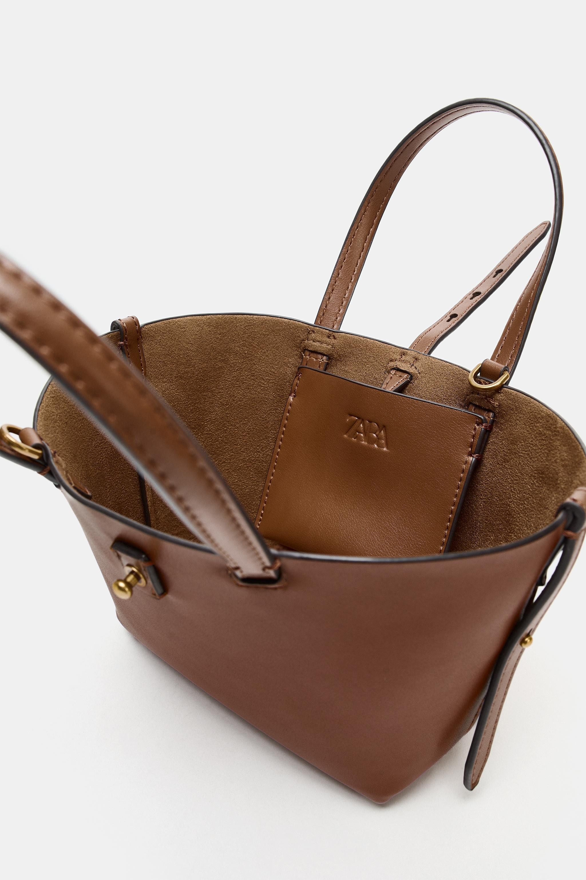 MINI BASKET TOTE BAG | Zara UK