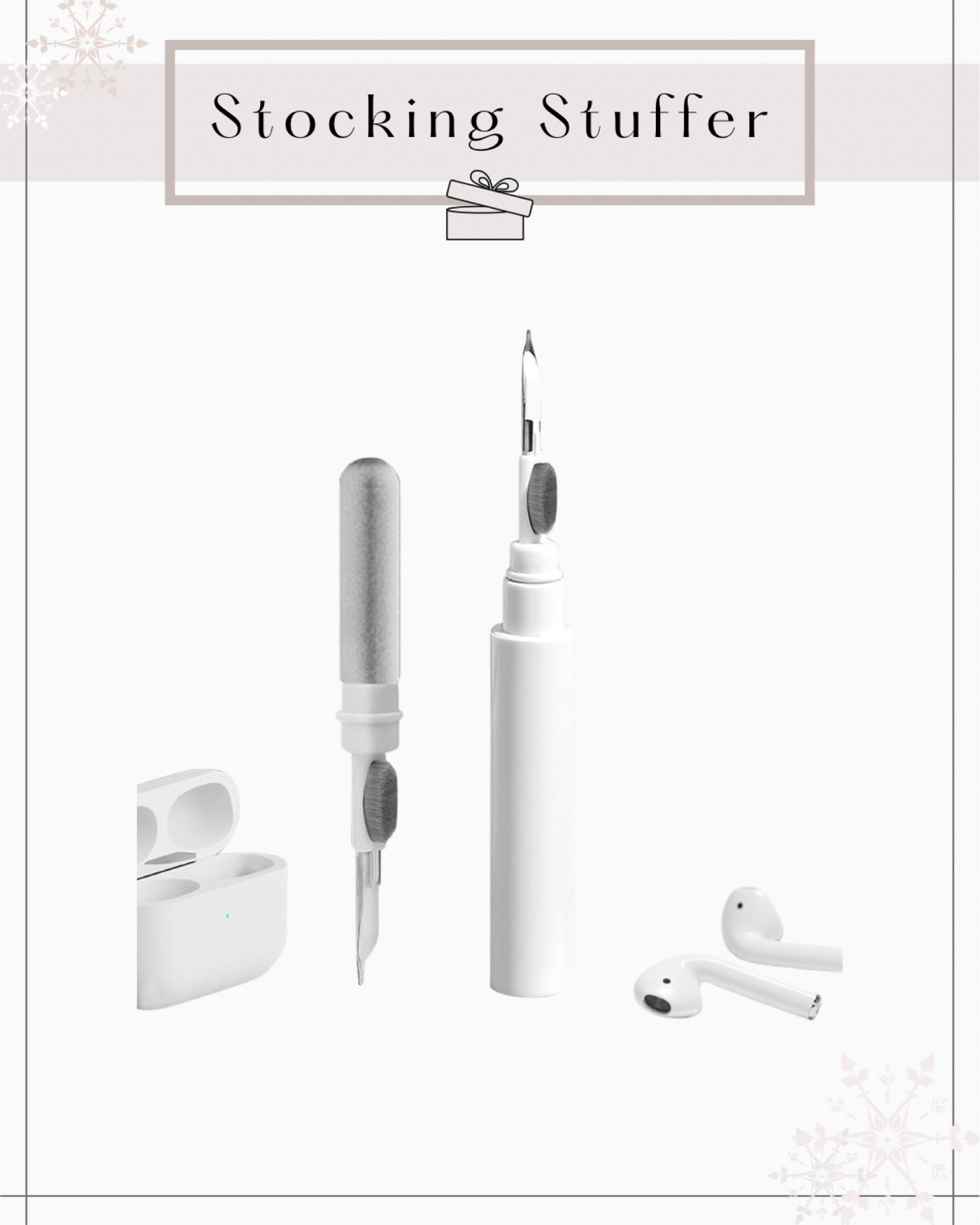 On the stocking stuffer list!! If you have AirPods they get kinda nasty. Why not give the gift of cleaning!! 

#LTKfindsunder50 #LTKGiftGuide