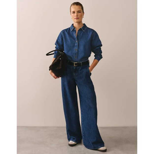 Hoxton Wide Leg Jeans – As Seen In The Press | The White Company UK & ROW