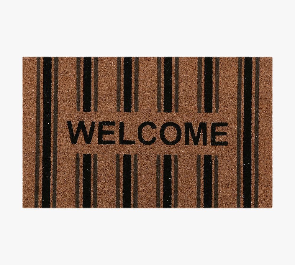 Striped Welcome Doormat | Pottery Barn (US)