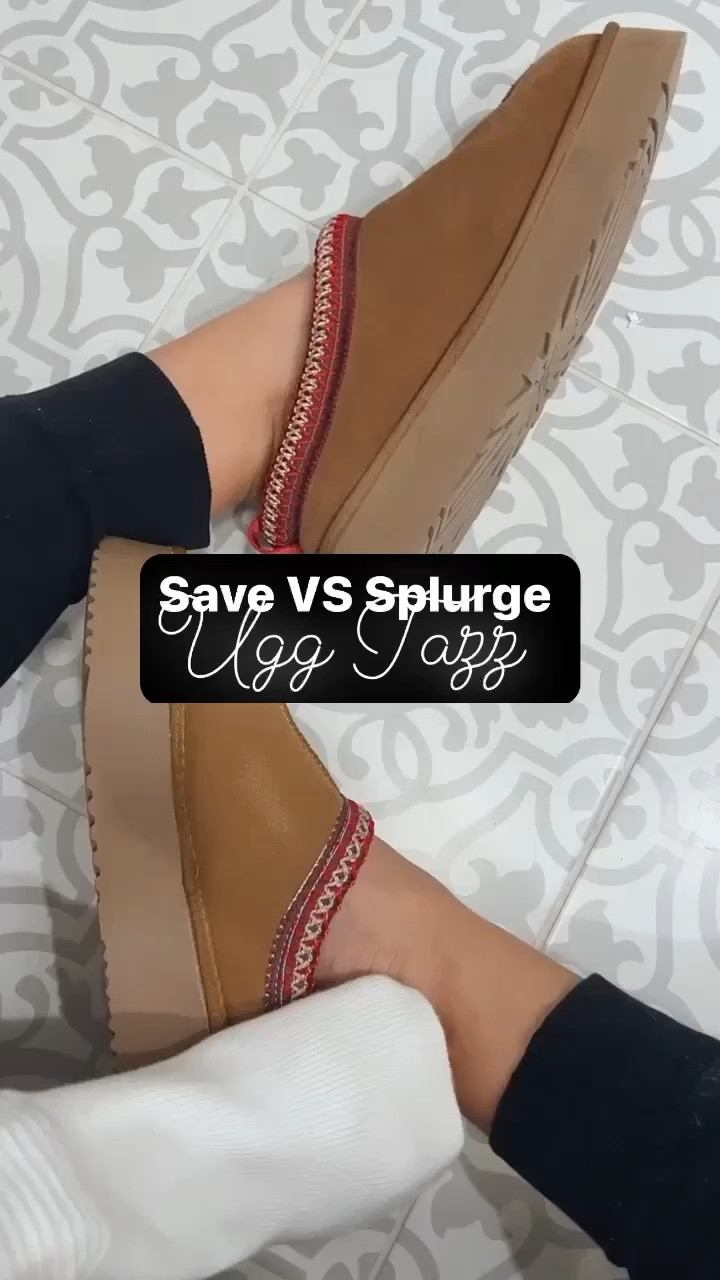 Ugg save vs splurge.  looks for less Ugg tazz.   Winter outfit. Sweater.. Winter fashion. Spring fashion. Mid size style. Travel outfit. 




#LTKVideo #LTKsalealert #LTKmidsize
