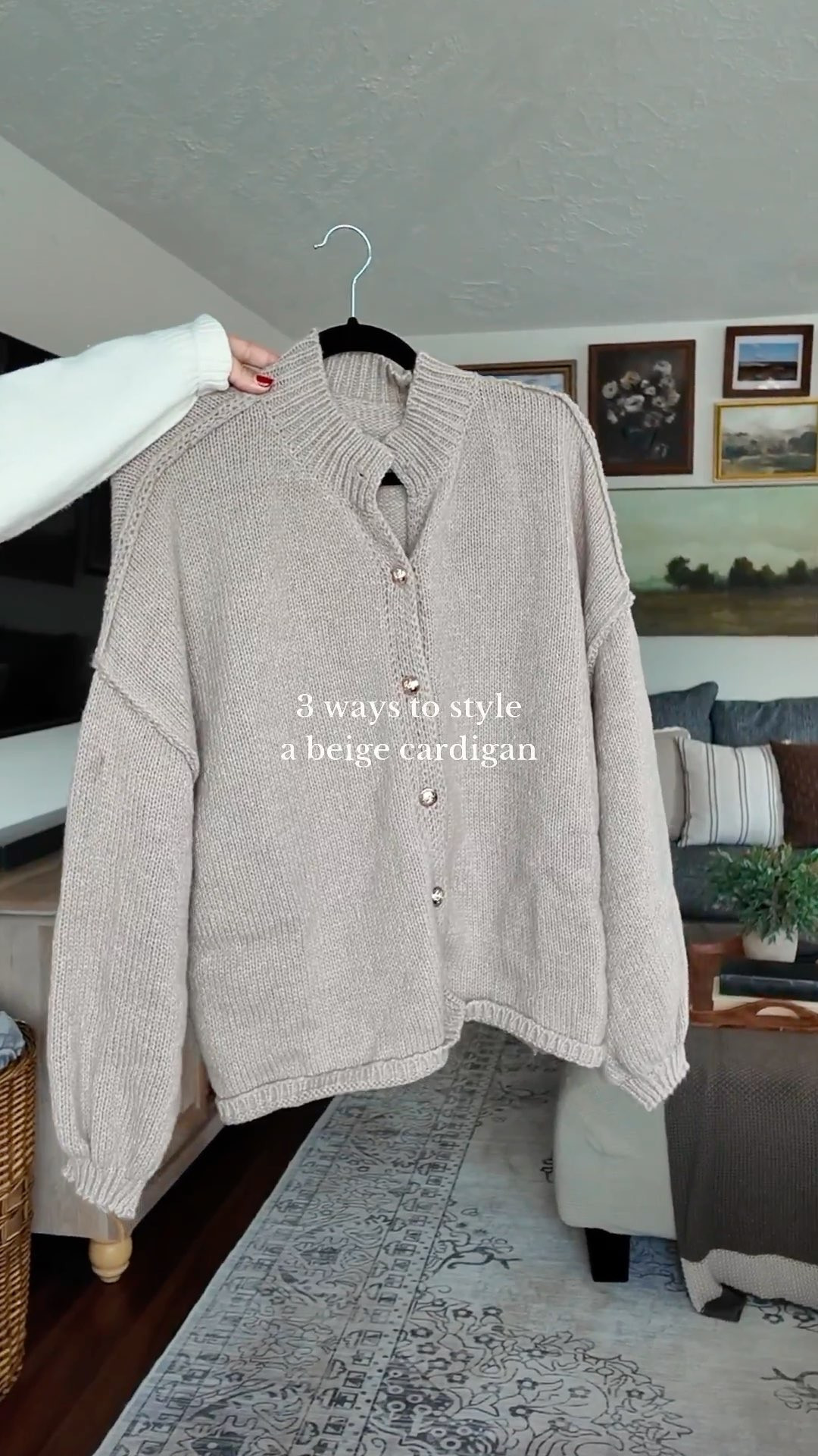 3 ways to style a beige cardigan! which fit is your favorite? ✨ casual chic outfit, neutral outfit ideas, everyday chic outfit, jeans and tank outfit, white tank top outfit, knit cardigan outfit, elevated casual style, minimalist outfit inspo, effortless chic outfit, timeless everyday outfit, jeans outfit women, white tank styling, knit cardigan layering, black belt outfit, pointed toe pumps outfit, classic wardrobe staples, neutral color outfit, polished casual look, simple outfit styling, coach shoulder bag outfit, coach bag styling, designer shoulder bag look, chic everyday bag, structured shoulder bag, classic accessories outfit, neutral bag outfit, pinterest inspired outfit, clean girl aesthetic, parisian casual style, understated elegance outfit, modern minimalist fashion, chic neutral aesthetic, effortless style vibes  

 #LTKdayinmylife #LTKgrwm #LTKootd