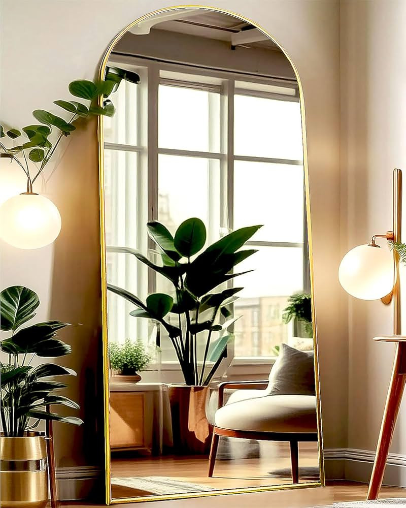 Arch Mirror Full Length, Floor Length Mirror, Arched Floor Mirror, 71"x27" Wall Mirror Full Lengt... | Amazon (US)