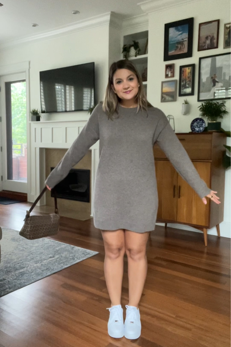 Perfect cozy sweater dress for fall! I’m in an XS and there was no need to size up. On sale in 2 colors! 

#LTKsalealert #LTKFind #LTKBacktoSchool