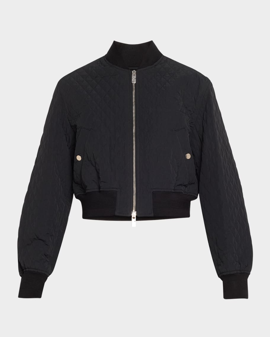 Burberry Nylon Bomber Jacket | Neiman Marcus
