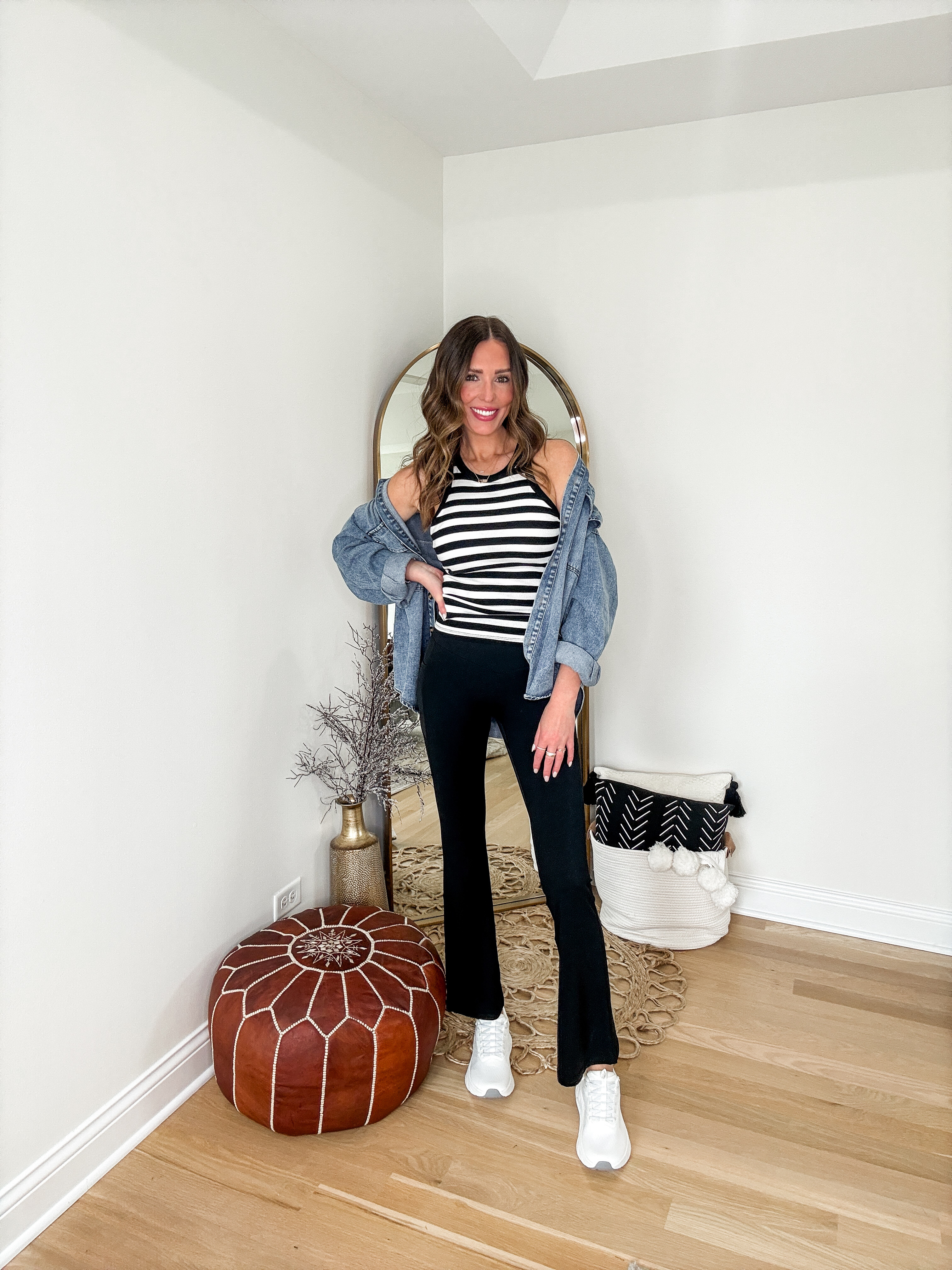 Quick & comfy outfit of the day! Perfect for a casual day out. Wearing a small in the tank, top and pants and true to size in the sneakers 

 #LTKootd #LTKActive #LTKU