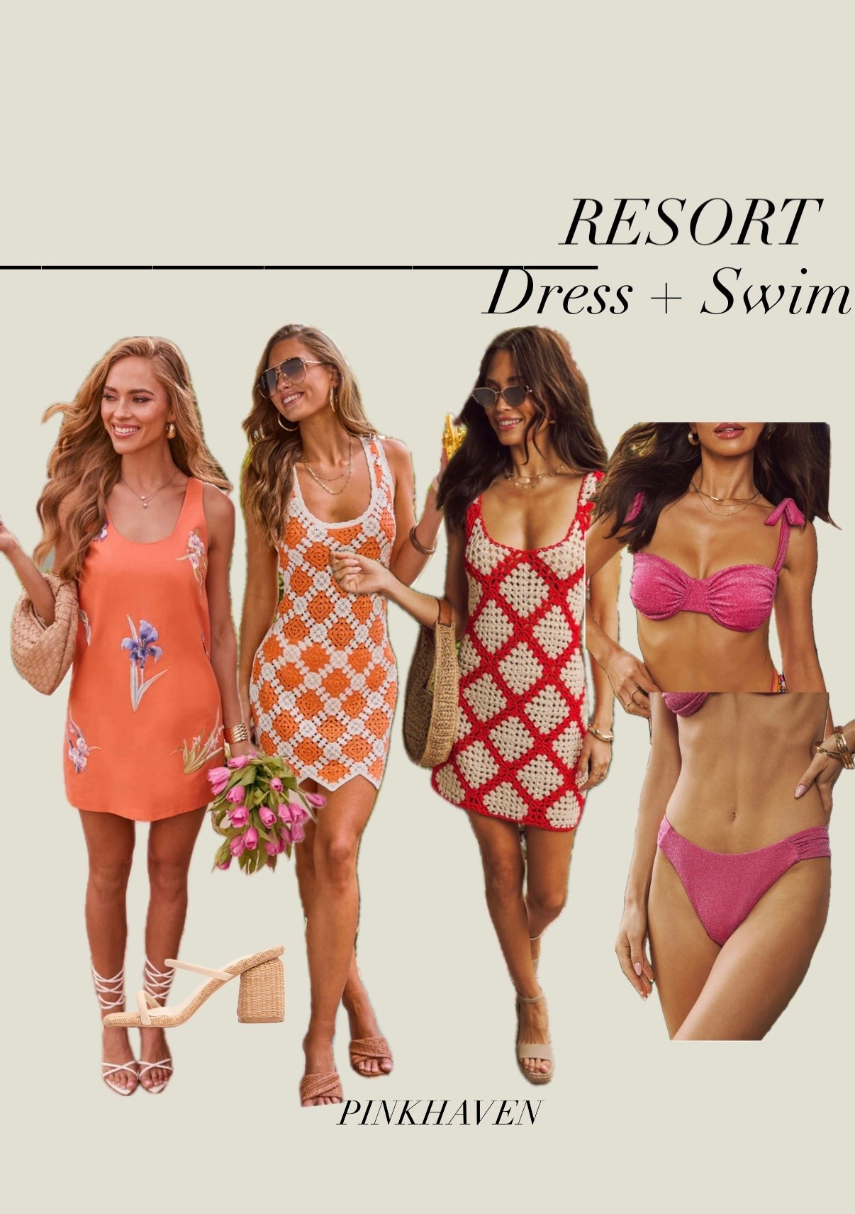 Resort wear and vs a room looks- loving these crochet swim coverups 

#vacation #summer #resort #resortwear #womens #bikini #vici /#style #dress 

#LTKSwim #LTKU #LTKSaleAlert