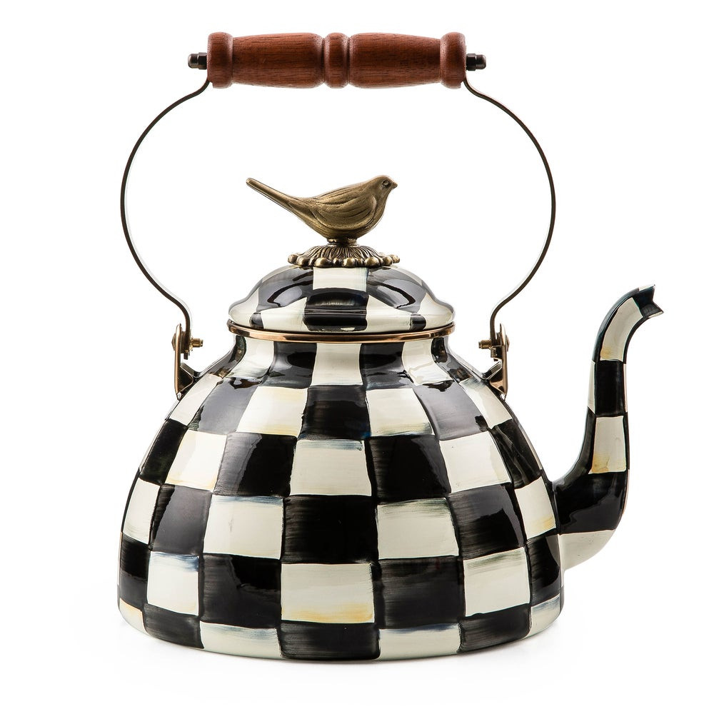 Tea Kettle with Bird Knob | MacKenzie-Childs