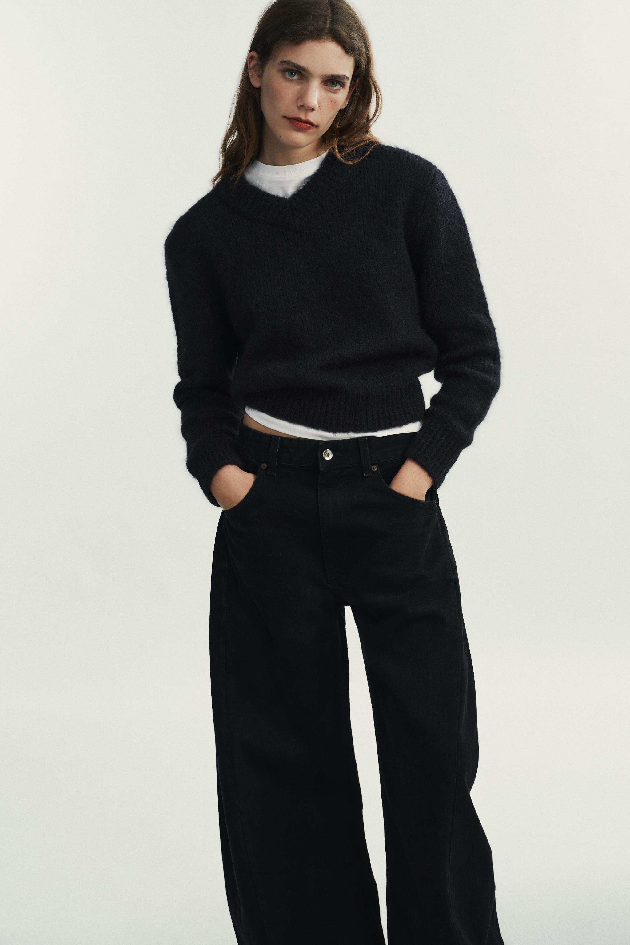 OVERSIZE TRF MID-RISE JEANS | Zara US