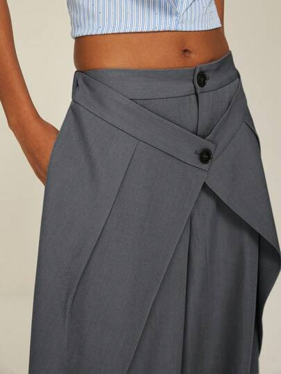 ATUI Studio Women's Fashionable Commuter Design Pants Business Commuting, Minimalist Design, Casu... | SHEIN