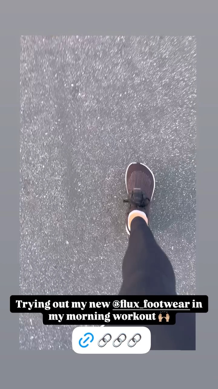 Trying out my new @flux_footwear in my morning workout 🙌🏼