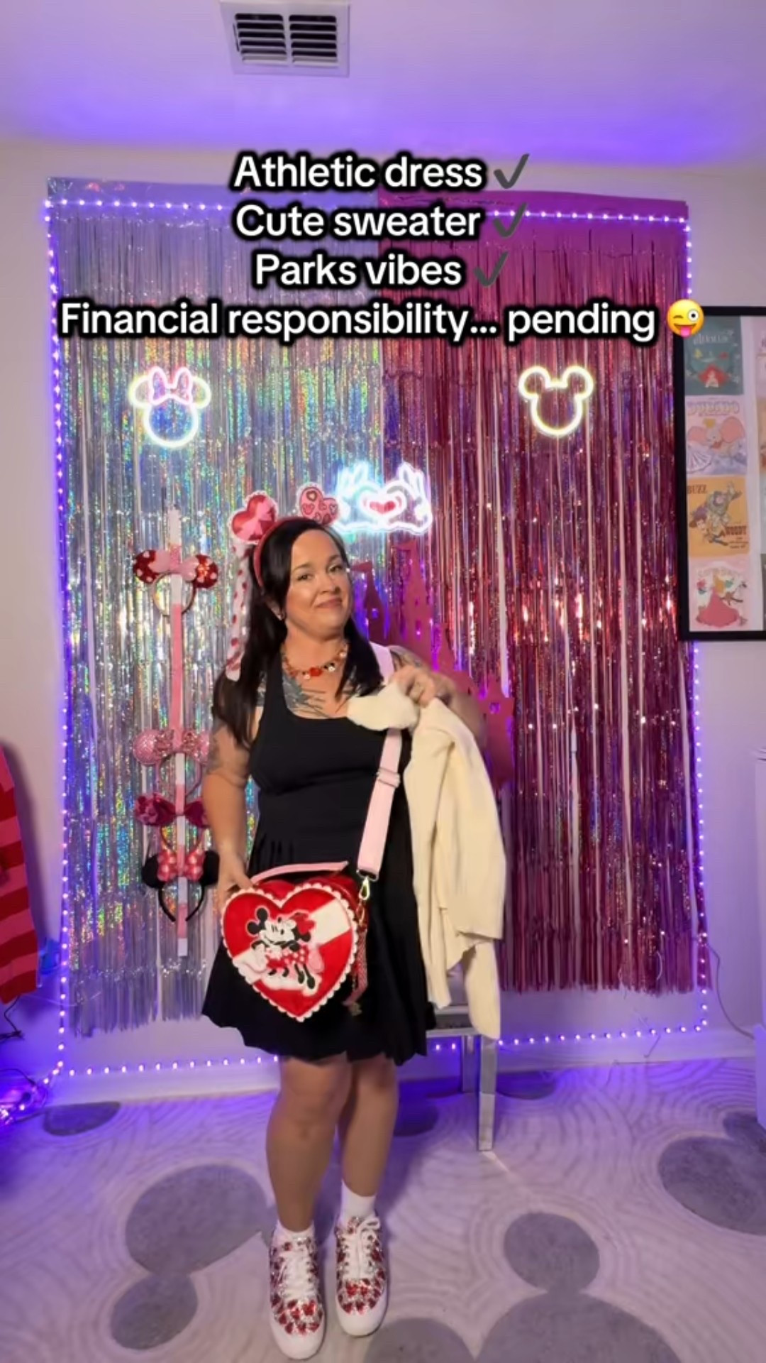 Oh you know….just another idea to throw together for a park day or simply running around town! 💁🏻‍♀️

#OOTD #valentinesdayoutfit #disneymom #disneyoutfit #disneyoutfitideas 

#LTKValentine #LTKMidsize #LTKOver40