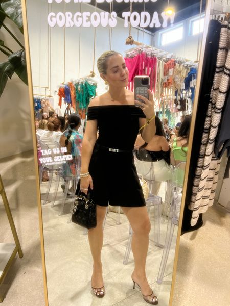 Today’s outfit for a friend’s event.

Wearing all black in black shorts and a black off the shoulder top.

Everything fits true to size! 

Vacation outfit, summer outfit, travel outfits, European summer outfits 

#LTKeurope #LTKSeasonal #LTKstyletip