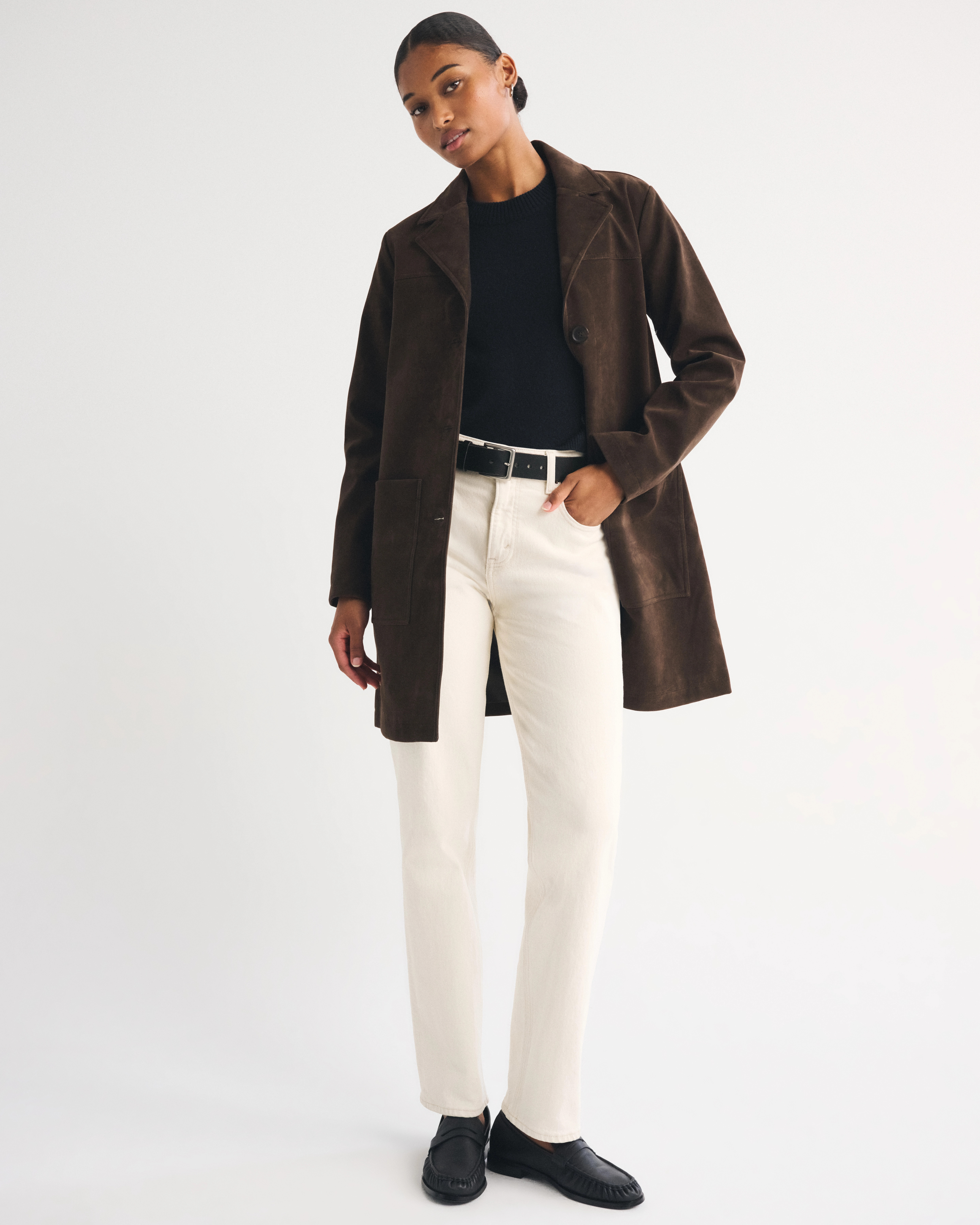 Curve Love High Rise 90s Straight Jean | Abercrombie & Fitch (UK & DE)