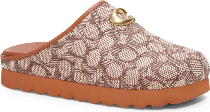 COACH Hadley Signature Jacquard Slipper (Women) | Nordstrom | Nordstrom