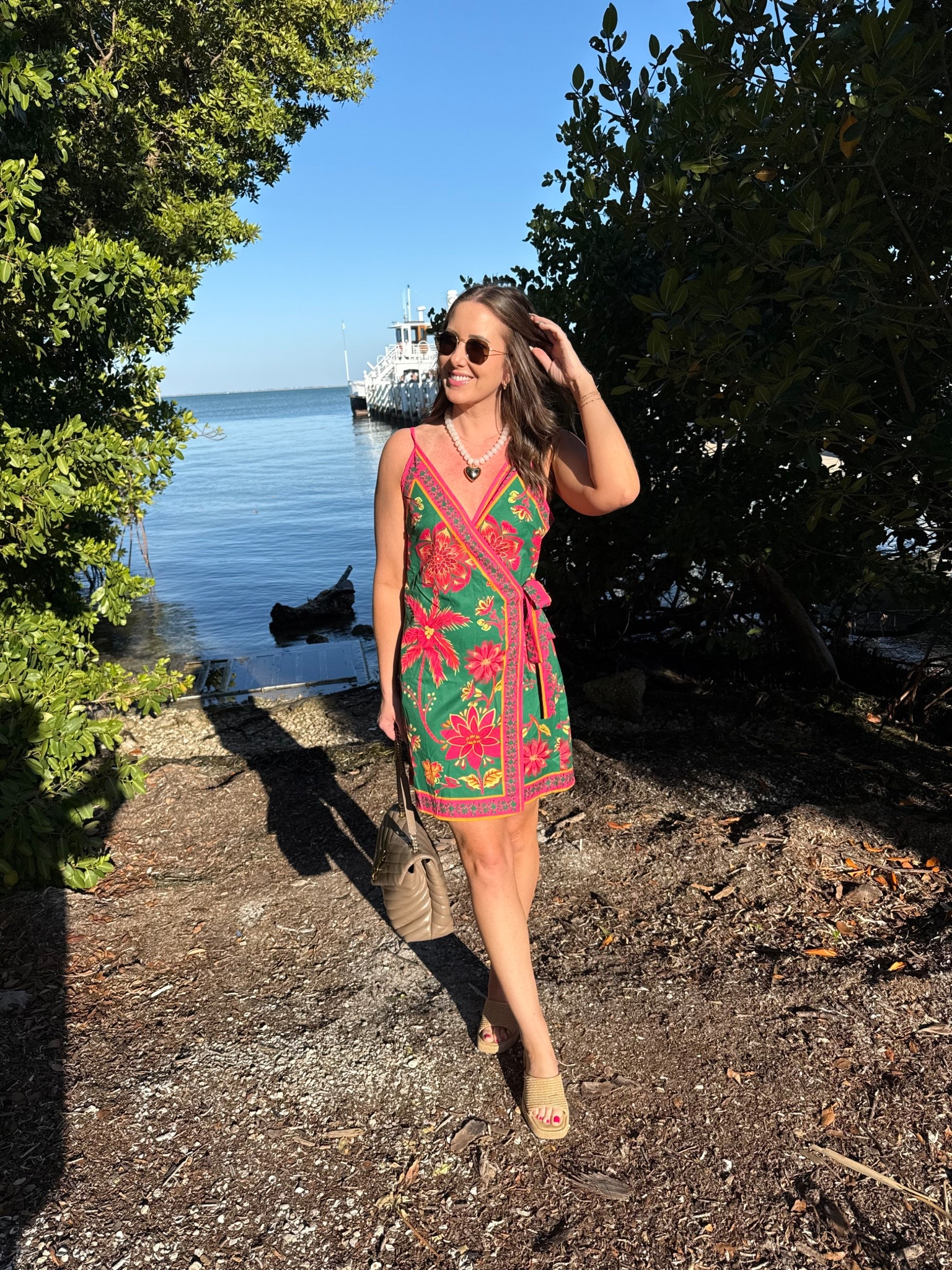 Vacation ootn ✨ My Amazon dress comes in so many prints! 

#LTKSaleAlert #LTKootd #LTKTravel