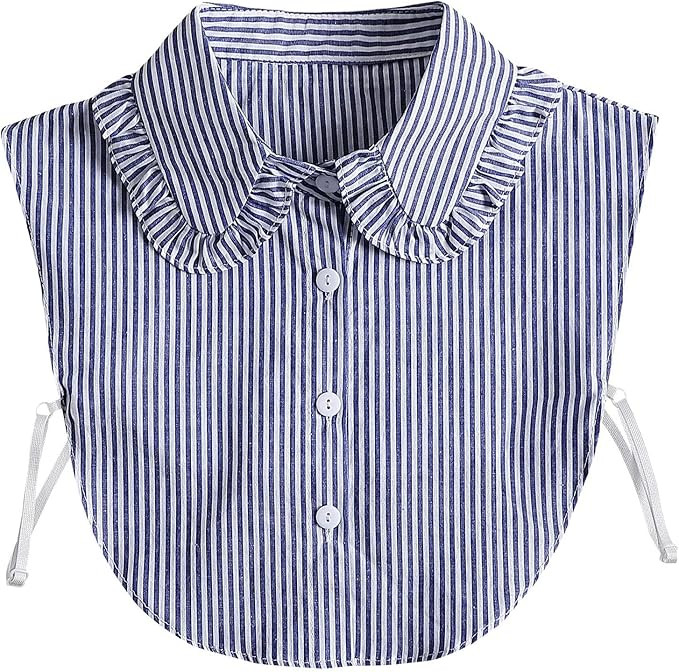 HALITOSS Women's Lovely Multi Style Fake Collar Leisure Dickey Half Shirt Decorative False Collar | Amazon (US)