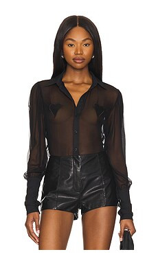 Balloon Sleeve Heart Bodysuit
                    
                    FIORUCCI | Revolve Clothing (Global)
