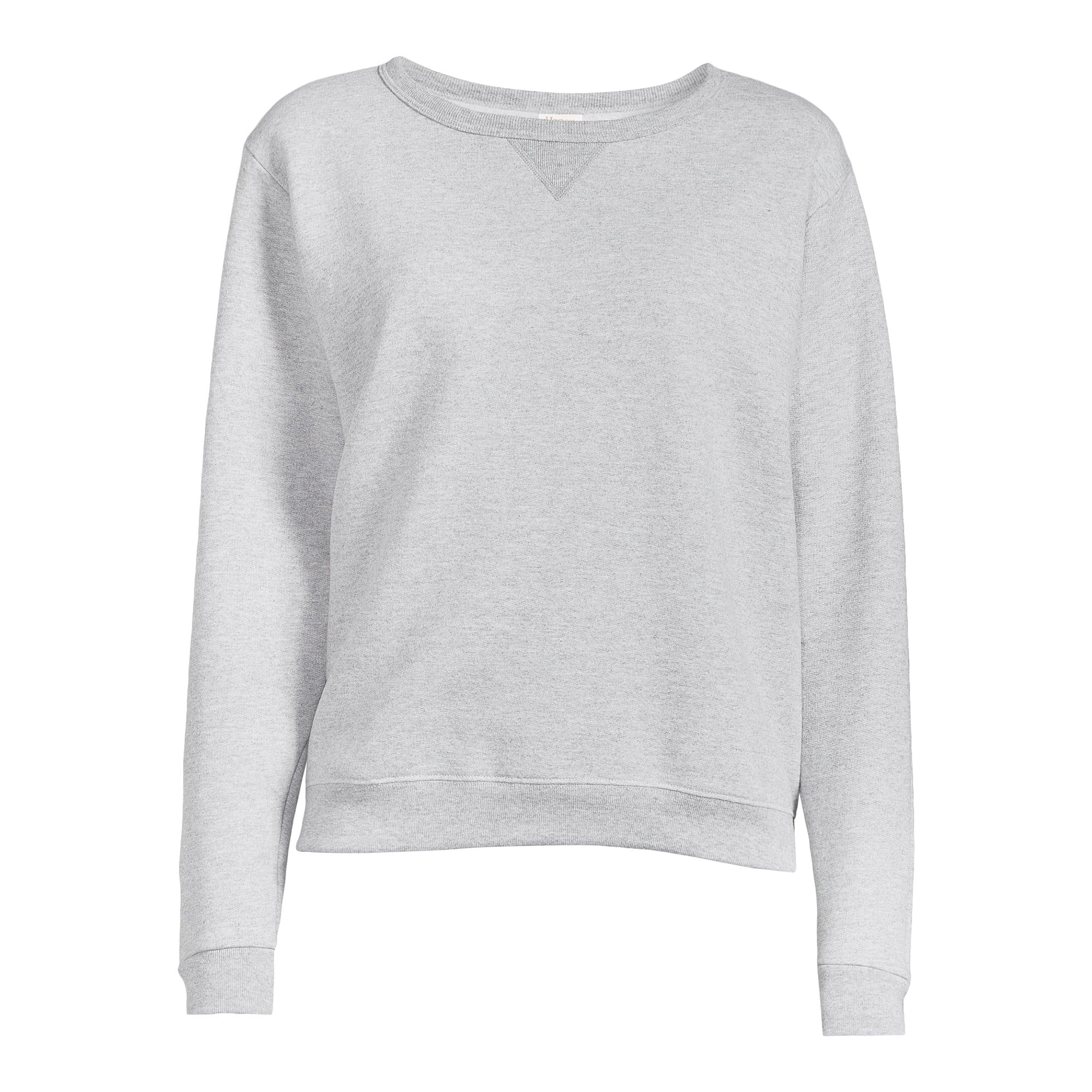 Hanes Women's Fleece Crew Neck Pullover Sweatshirt, Sizes S-2X | Walmart (US)