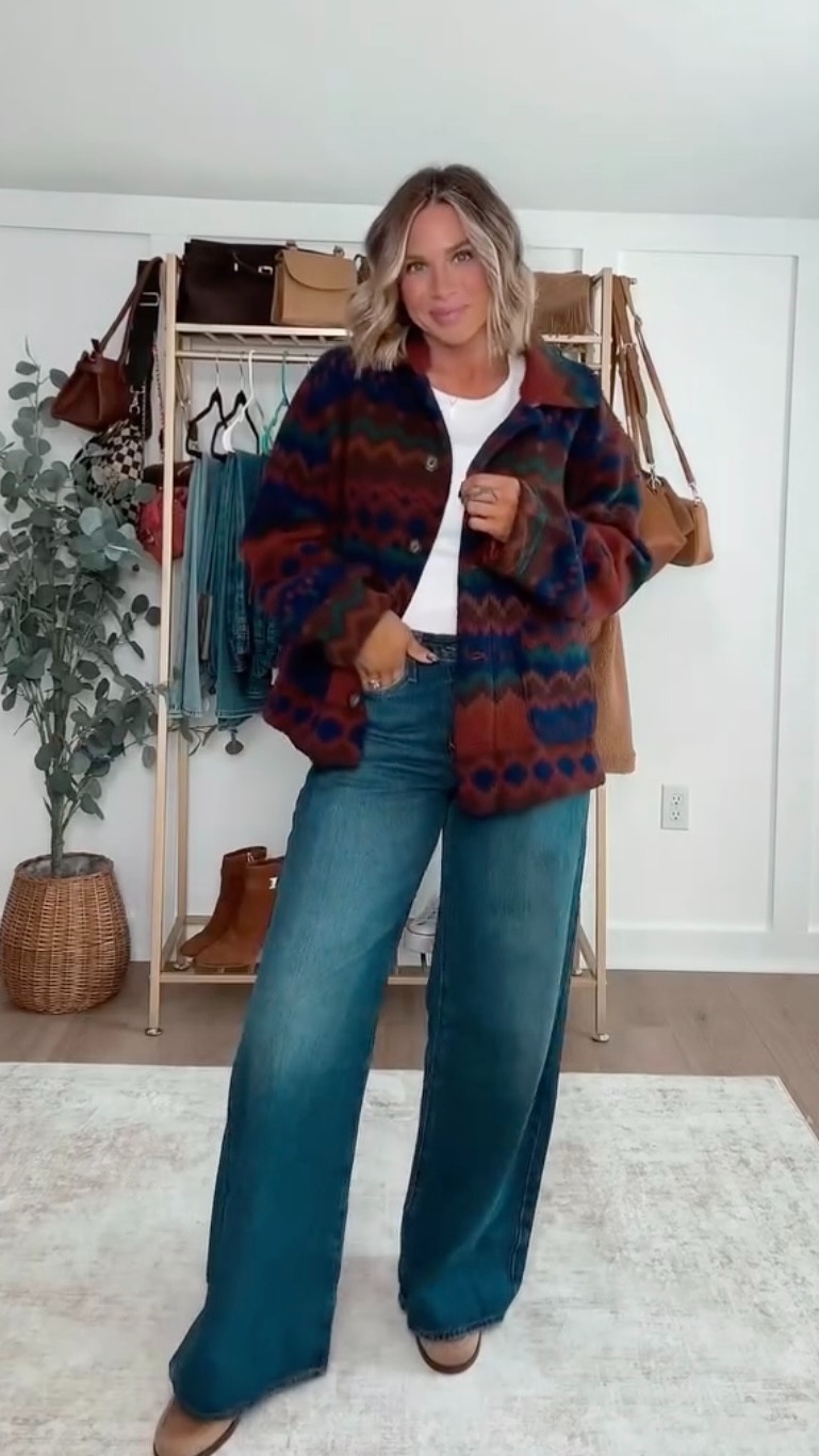 The best fall jackets from Target! 
I am 5'6 143lbs wearing size medium in the Aztec sherpa jacket, size small in the green cargo jacket, and small in the quilted zip up jacket.  

 #LTKootd #LTKSeasonal #LTKSaleAlert