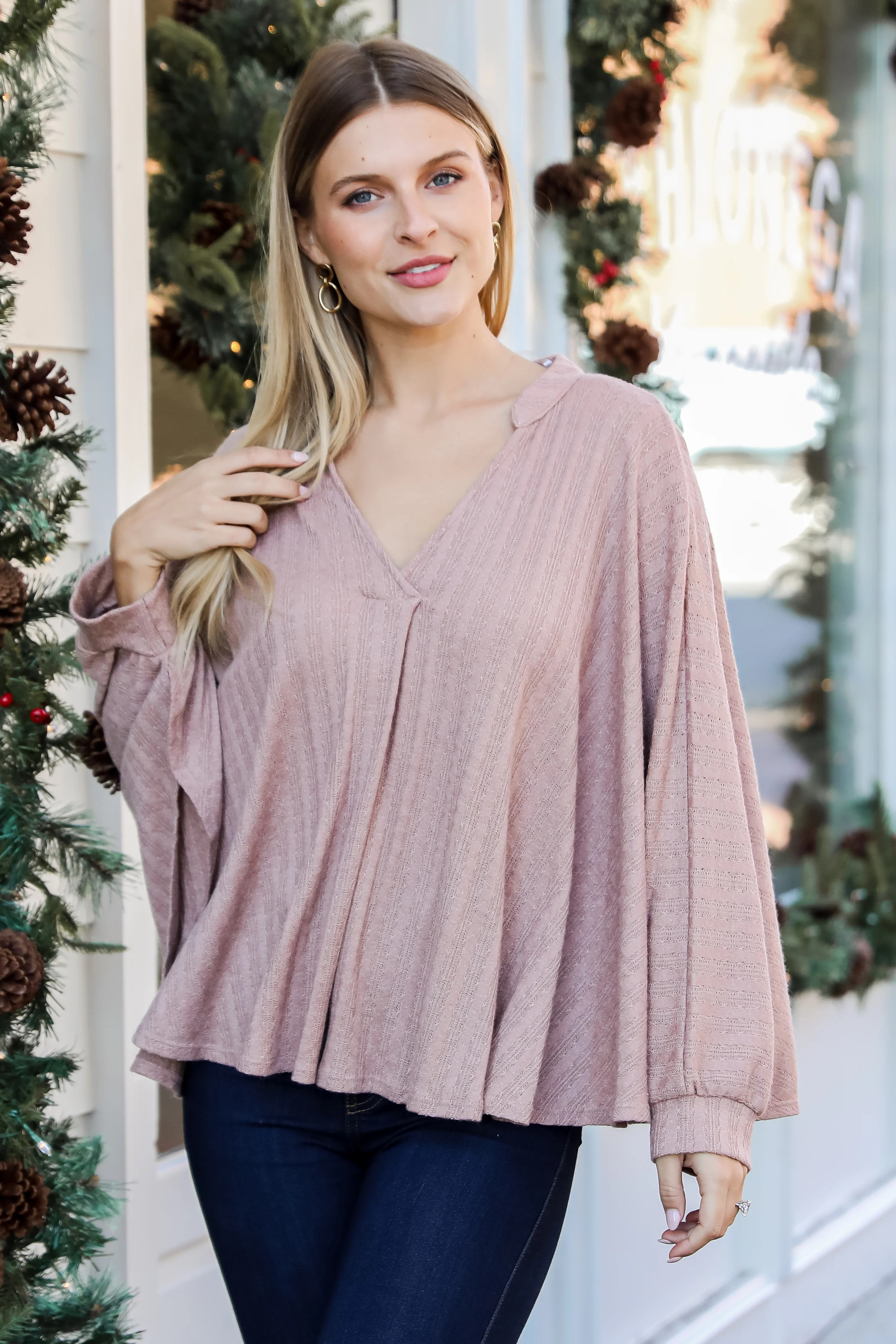 Totally Charmed Oversized Knit Top | Dress Up