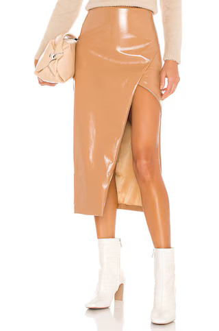 NBD Kris Midi Skirt in Camel from Revolve.com | Revolve Clothing (Global)