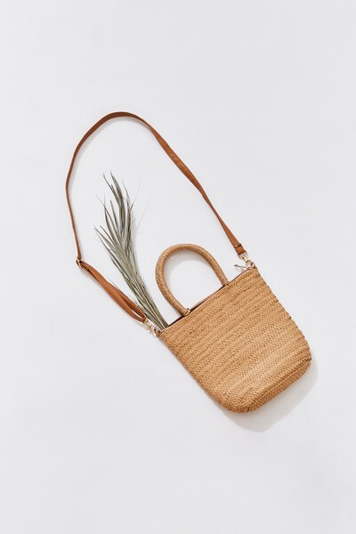 Faux Straw Tote Bag | Forever 21 (US)