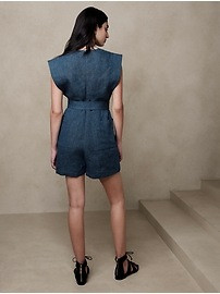 Maxine Linen Romper Set | Banana Republic (US)