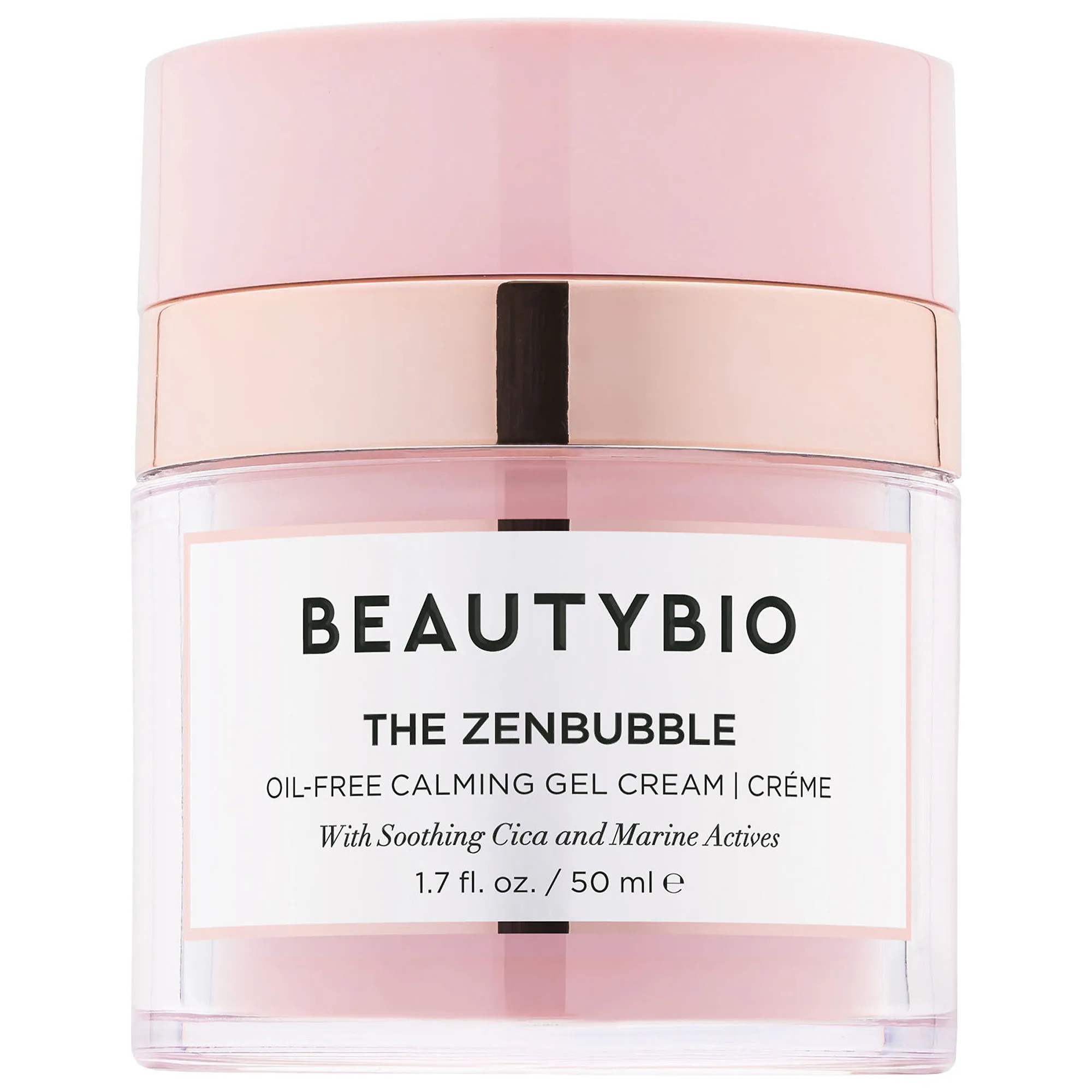 BeautyBio The ZenBubble Oil-Free Calming Gel Cream with Soothing Cica & Marine Actives 1.7 oz/ 50 mL | Sephora (US)